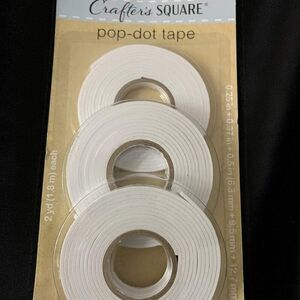 NEW SET OF 2 Crafter’s Square 3 Piece Pop-dot Tape Great for Crafters